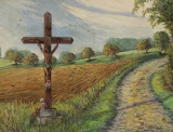 Le crucifix rouge - La Ferté-Loupière