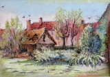 Drrière le gîte du Prieuré - La Ferté-Loupière