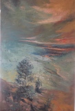 Paysage orange - Entre Terre et Ciel
