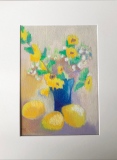 Fleurs jaunes et citrons - Fleurs