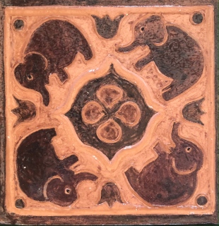 Carreau (éléphants) - Céramiques et bronze (2026)